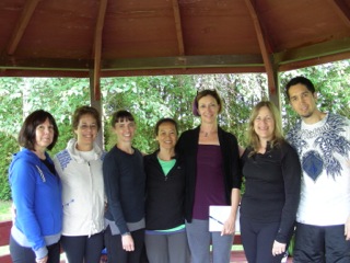 Level I: left to right–Ann Rose, Vicki Berman,Megan Andrews,Mary Ganzon, Maureen O’Donnell, Suzanne Huard, Barnaby Ohrstrom